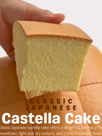 Classic Japanese Castella Cake Recipe