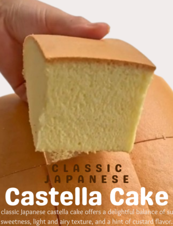 Classic Japanese Castella Cake Recipe