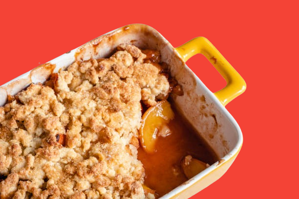 Easy Peach Crumble